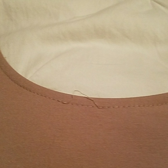 Beige Stretch Knit Midi Dress - Picture 4 of 4